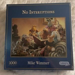 New…No Interuptions Jigsaw Puzzle by Mike Wimmer